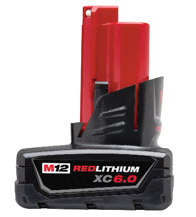 Batería M12 Ion Litio XC 6Ah. Red Lithium Milwaukee 4811-2460