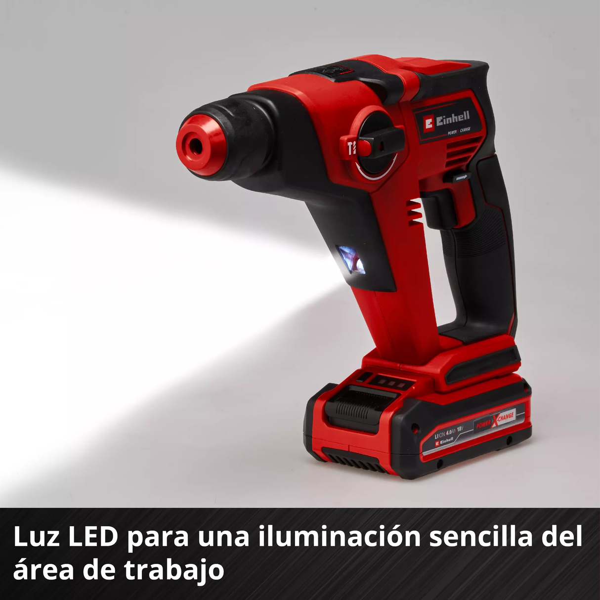 Rotomartillo Inalámbrico de Mano SDS Plus 1,3J 2F Einhell TE-HD 18/12 Li SOLO