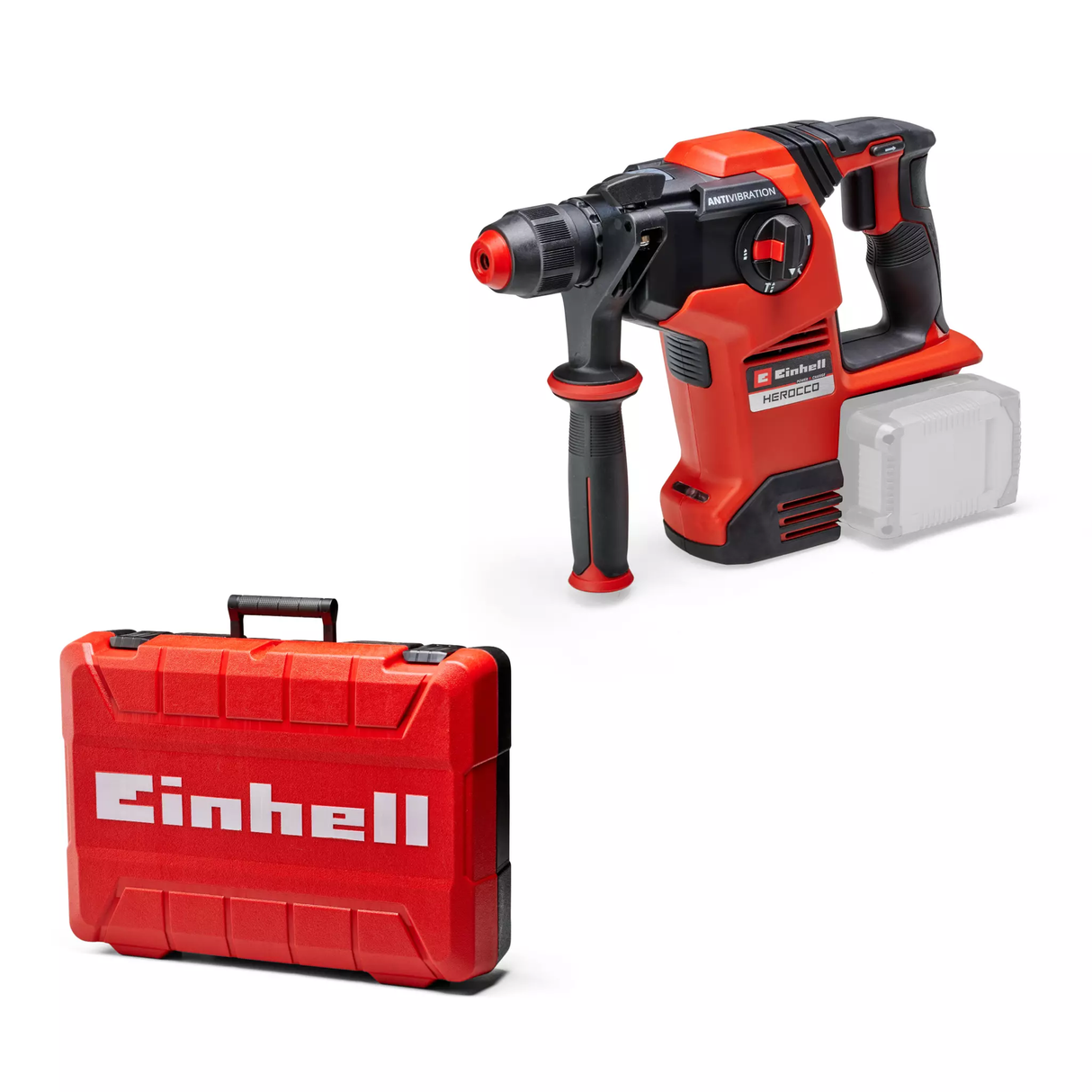 Rotomartillo electroneumático Einhell Expert Plus Herocco 36/28 Inalámbrico Rojo