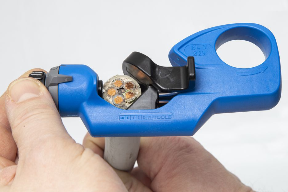 Pelacables Corte Espiral Cable Grueso Coaxial 4-29mm WEICON 52000029