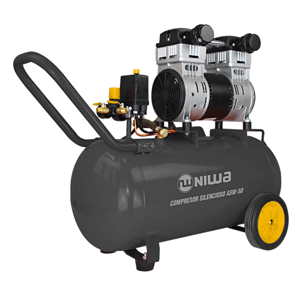 Compresor Silencioso Niwa 2hp 50 Lts Odontológico
