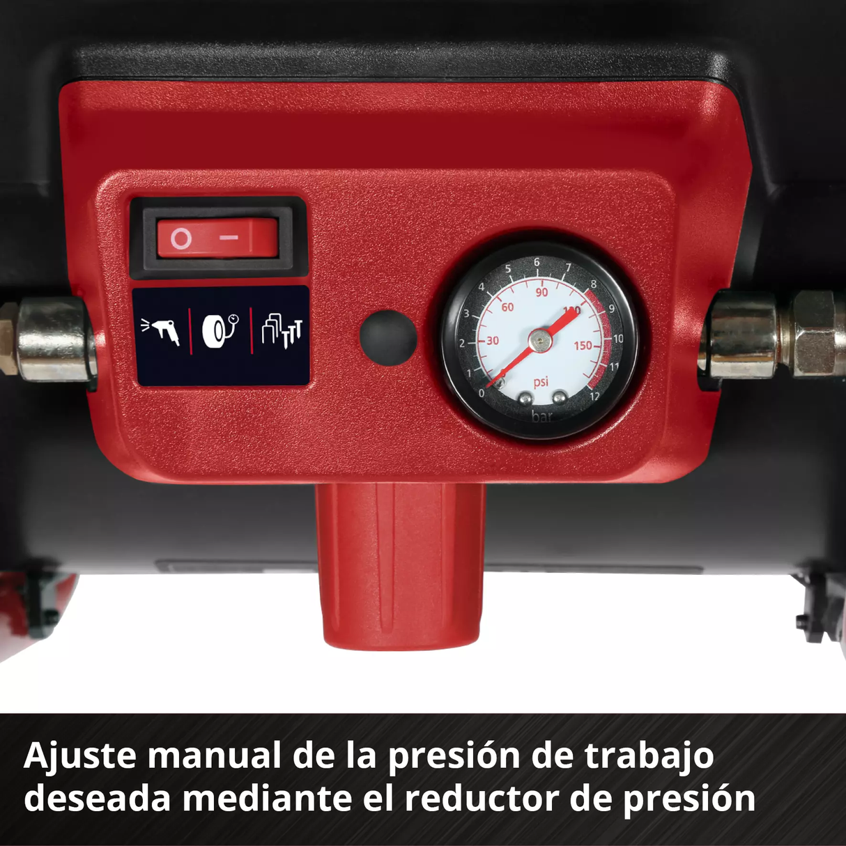 Compresor Inalám. 6L 8 Bar 9kg Einhell TE-AC 36/150 LI OF SOLO