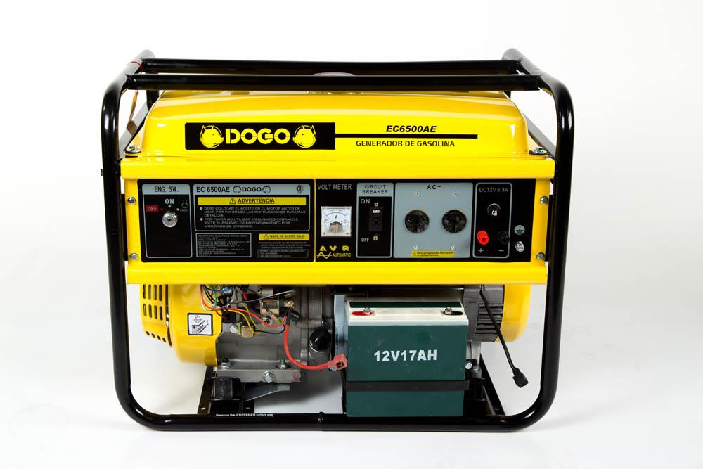 Grupo Electrógeno Generador Naftero Monofásico AVR 5,5 KVA Dogo EC6500AE