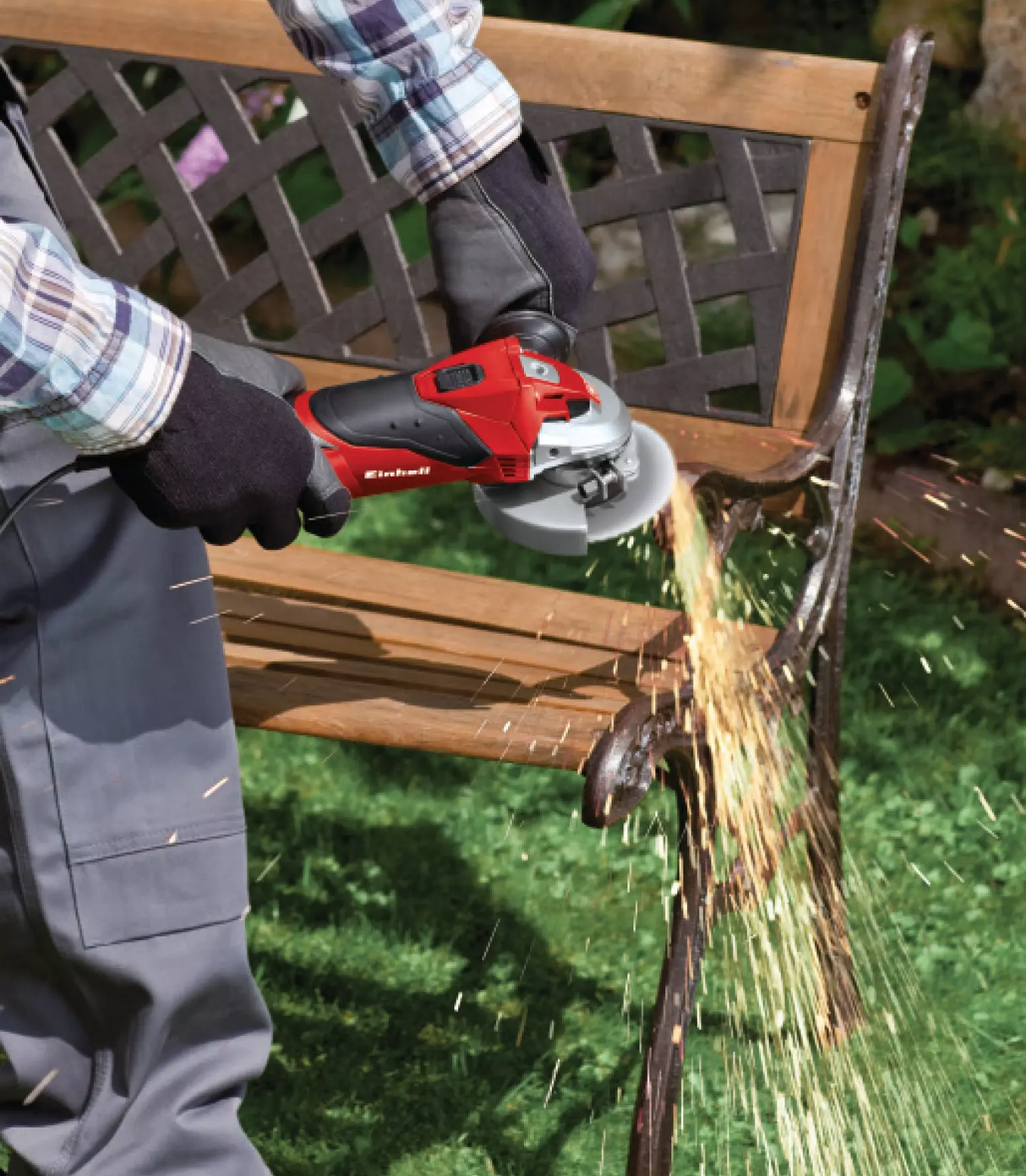 Amoladora Eléctrica 115mm 750w AntiPolvo Einhell TE-AG 115/750