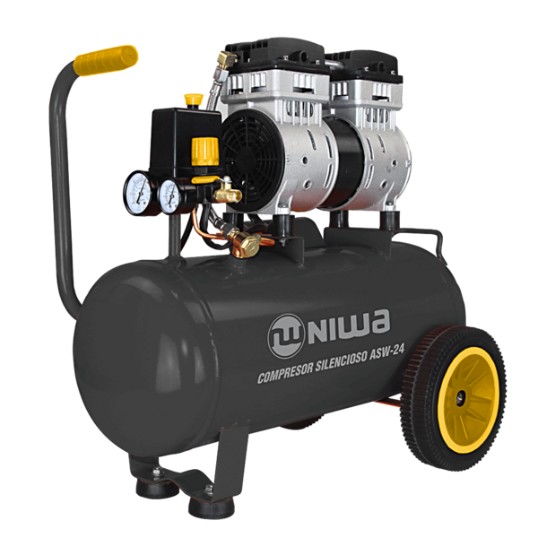 Compresor De Aire Eléctrico SILENCIOSO Portátil Niwa Monofásico Niwa Asw 24