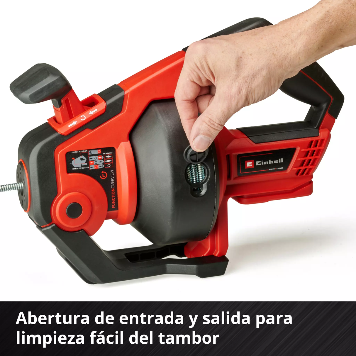 Limpia Tubería Destapa Caños Inalám Einhell TE-DA 18/760 LI SOLO