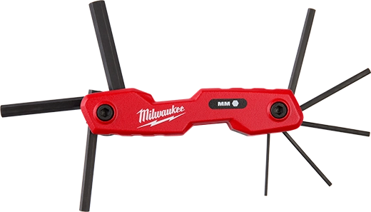 Juego de 8 Llaves Allen Plegables 1,5-8mm Milwaukee 4822-2182