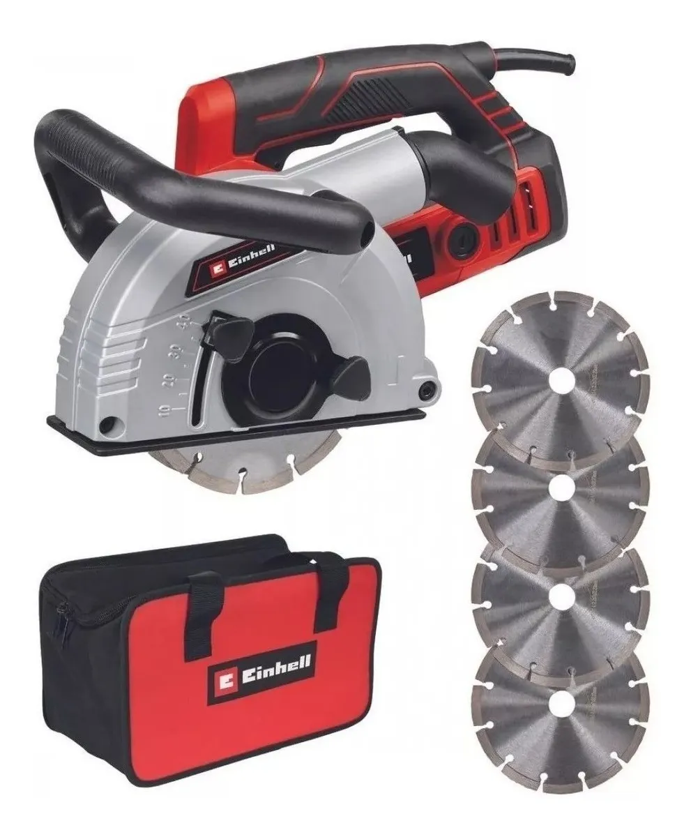 Acanaladora de Muro y Pared 1700w c/Bolso 2 Discos Einhell TE-MA 1700