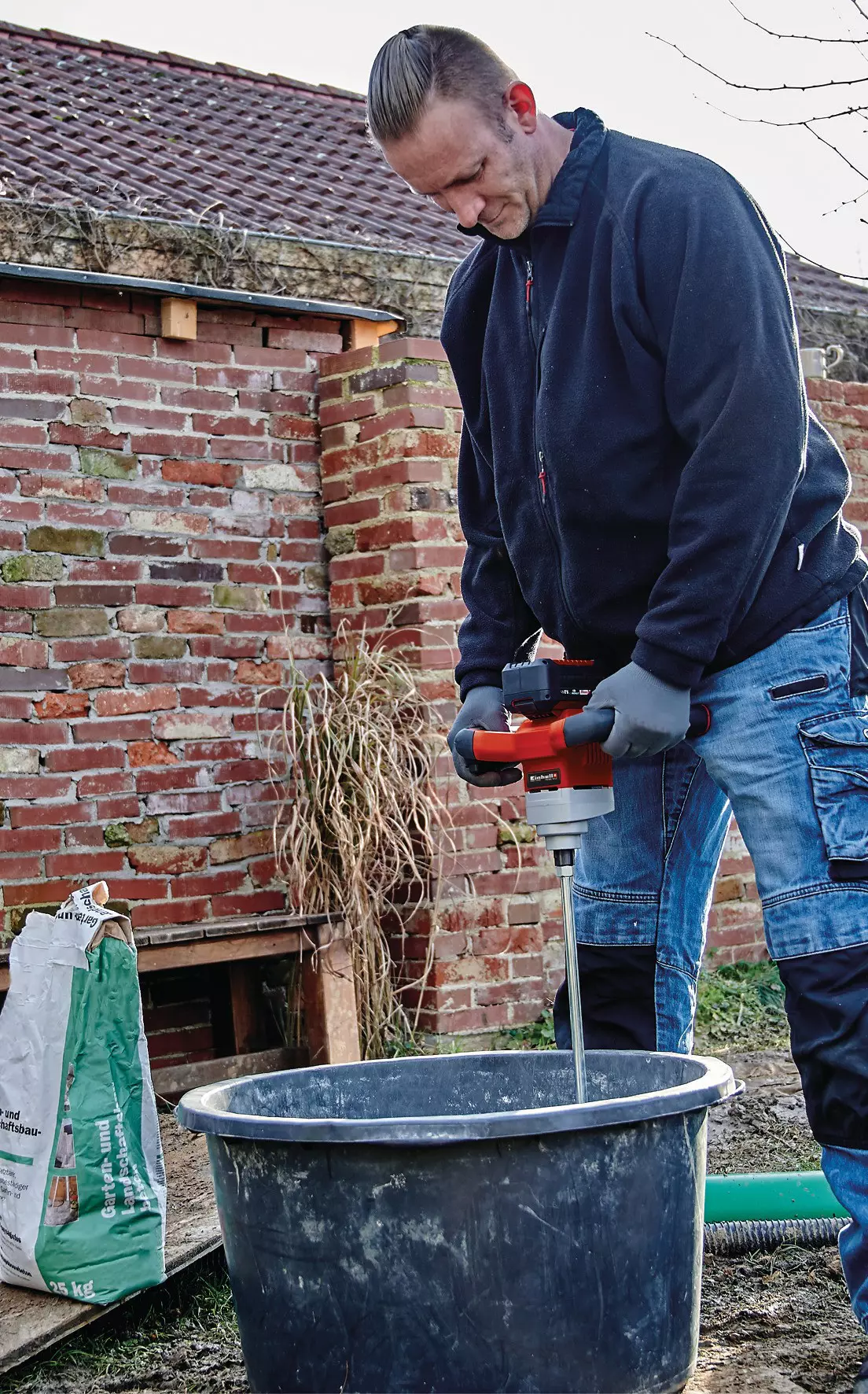 Mezclador Inalám de Pintura y Mortero c/Mecha Einhell TE-MX 18 LI SOLO