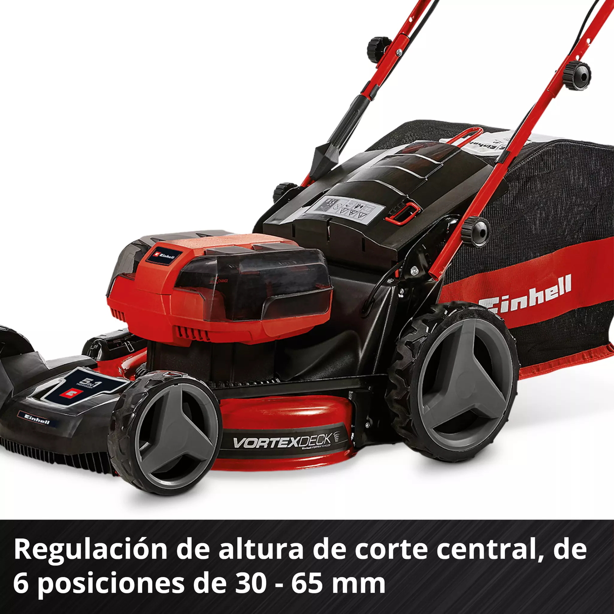 Cortacésped Inalám Profesional 75L 700m2 Einhell GP-CM 36/47 S HW Li
