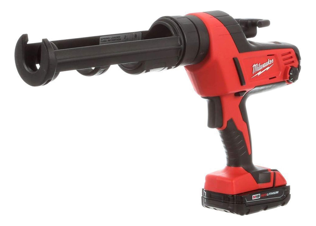 Pistola Inalám Aplicadora De Silicona M18 300ml c/Bat Milwaukee 2641-159A