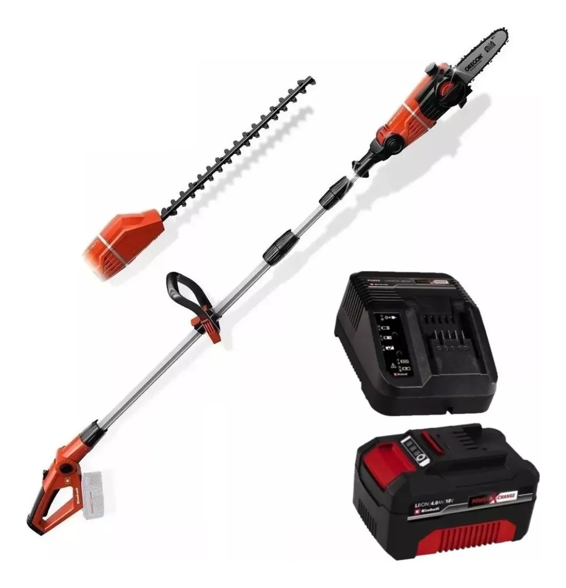 Podador de Altura 2 en 1 EINHELL Modelo GE-HC-18-LI-T con Bat y Cargador