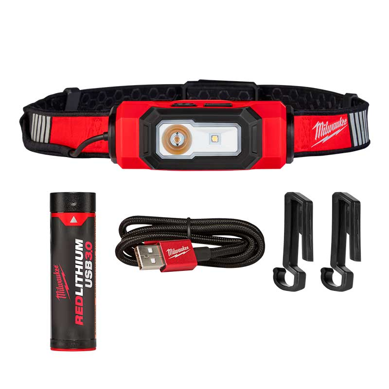 Vincha Linterna LED con USB-C 600 Lm Milwaukee 2116-21