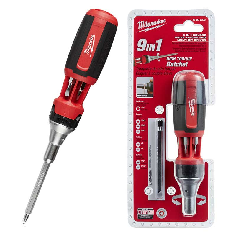 Combo Bolso de Herramientas + Destornillador 6 en 1 + Pinza 6 en 1 Milwaukee 4822-8316P