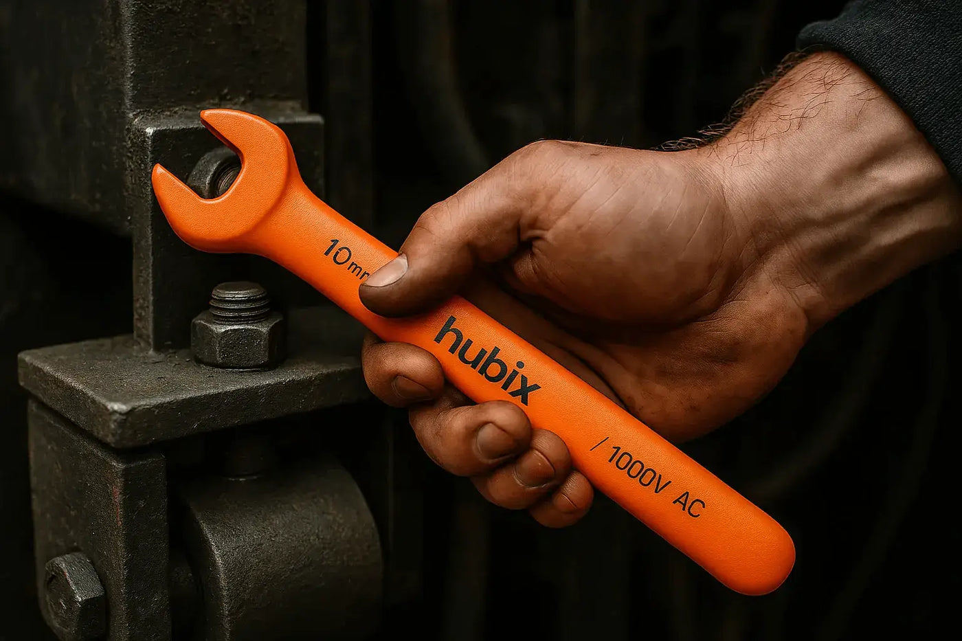 llave hubix 10 mm naranja espacio industria