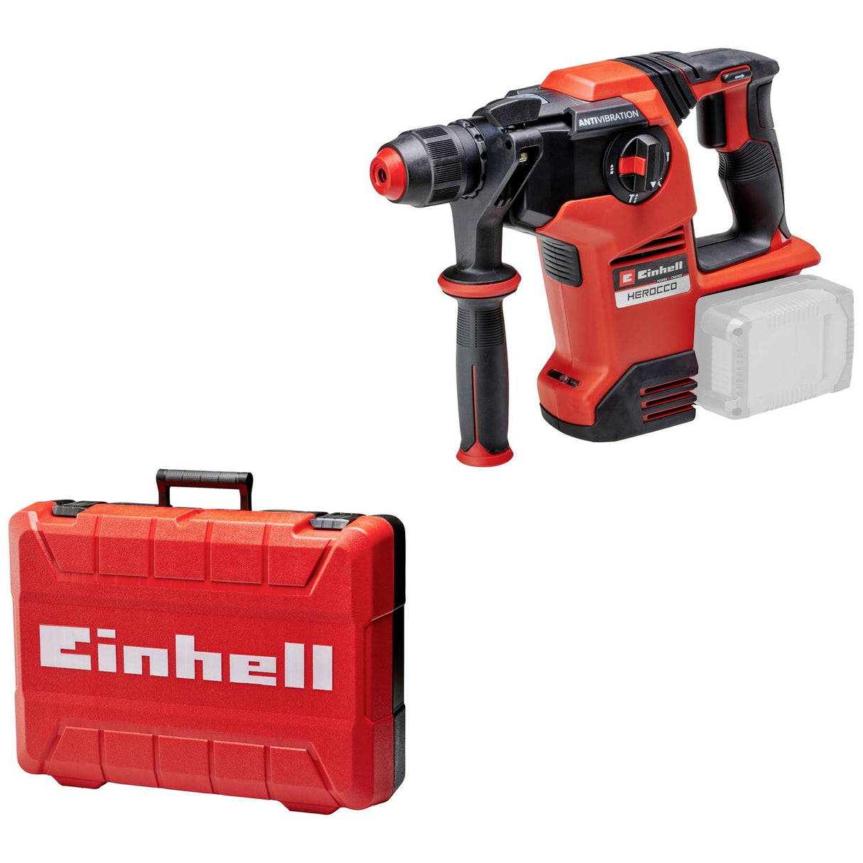 Rotomartillo electroneumático Einhell Expert Plus Herocco 36/28 Inalámbrico Rojo