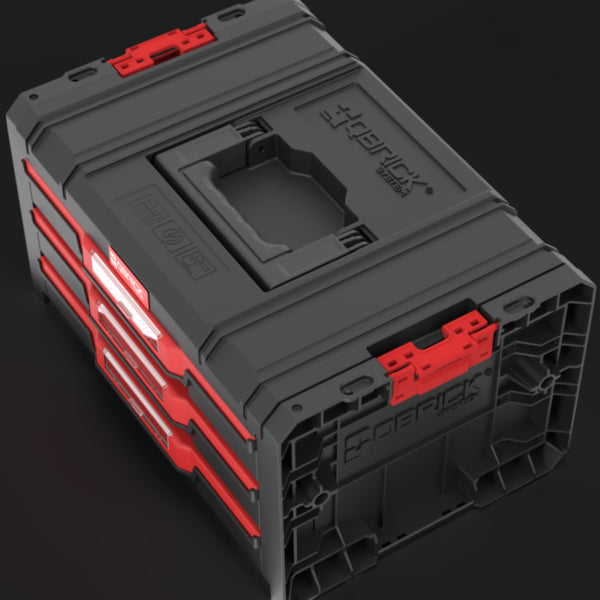 Caja De Herramientas Qbrick Pro Drawer 3 Cajónes Modular Apilable 6