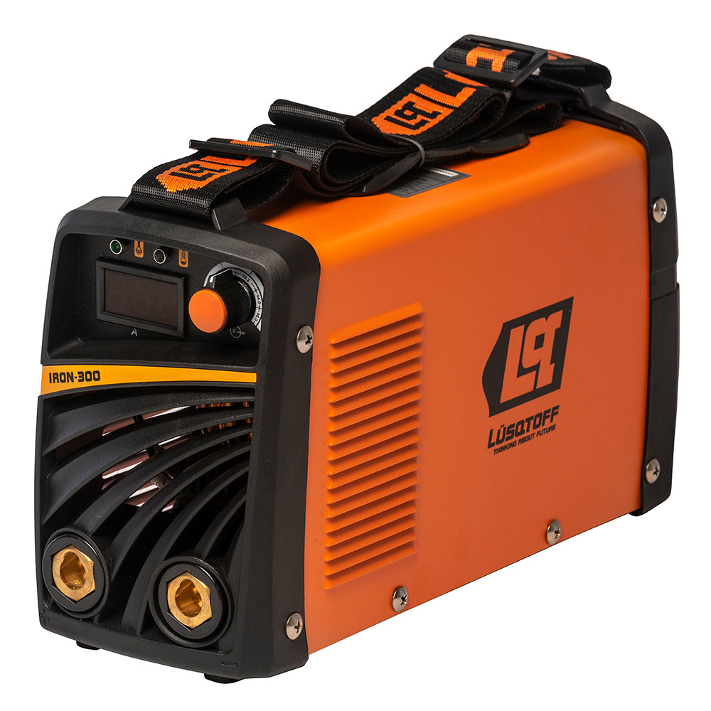Soldadora Inverter Digital Lusqtoff Iron-300 220 AMP Sinérgica - Uso profesional industrial con autorregulación