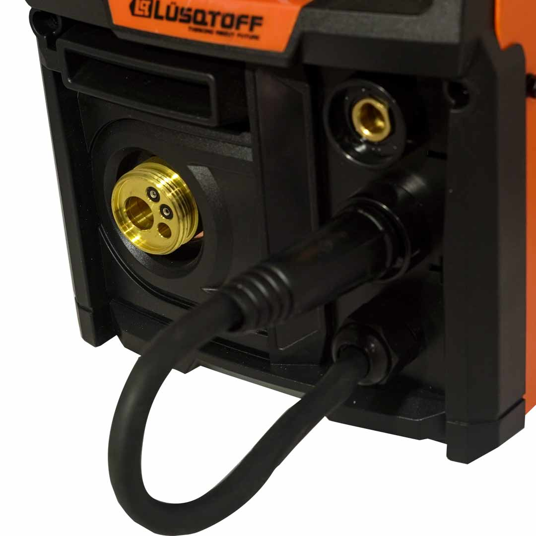 Sistema de alimentación Soldadora Lusqtoff EVO-MIG-220 - Rollos de 1kg y 5kg, alambre macizo y Flux