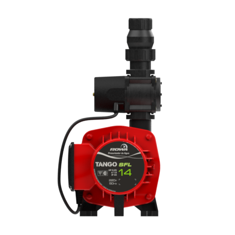 Detalle del control y componentes electrónicos integrados en la bomba presurizadora Rowa Tango SFL 14