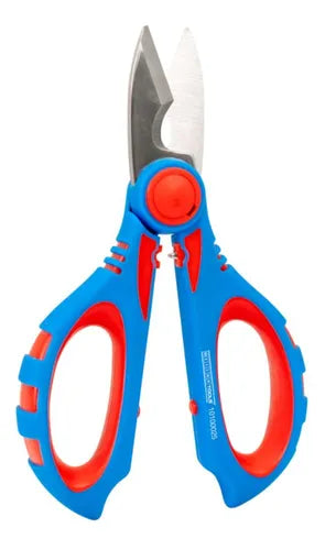Tijera Para Electricista XL 160mm Con Estuche Weicon 10100025 Acero Inoxidable