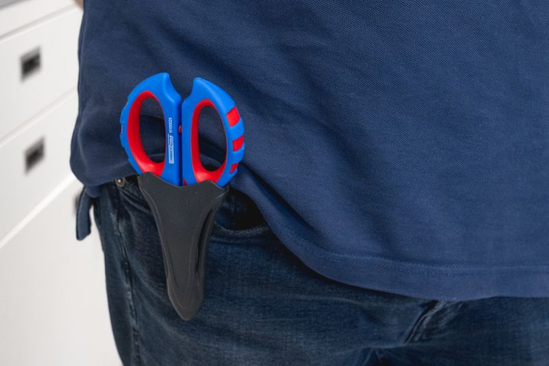 Tijera Para Electricista XL 160mm Con Estuche Weicon 10100025 Acero Inoxidable uso