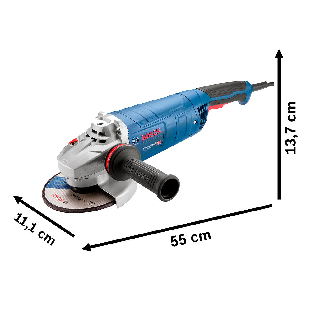 Amoladora angular de 7" Bosch GWS 28-180 VULCANO 2800W 220V