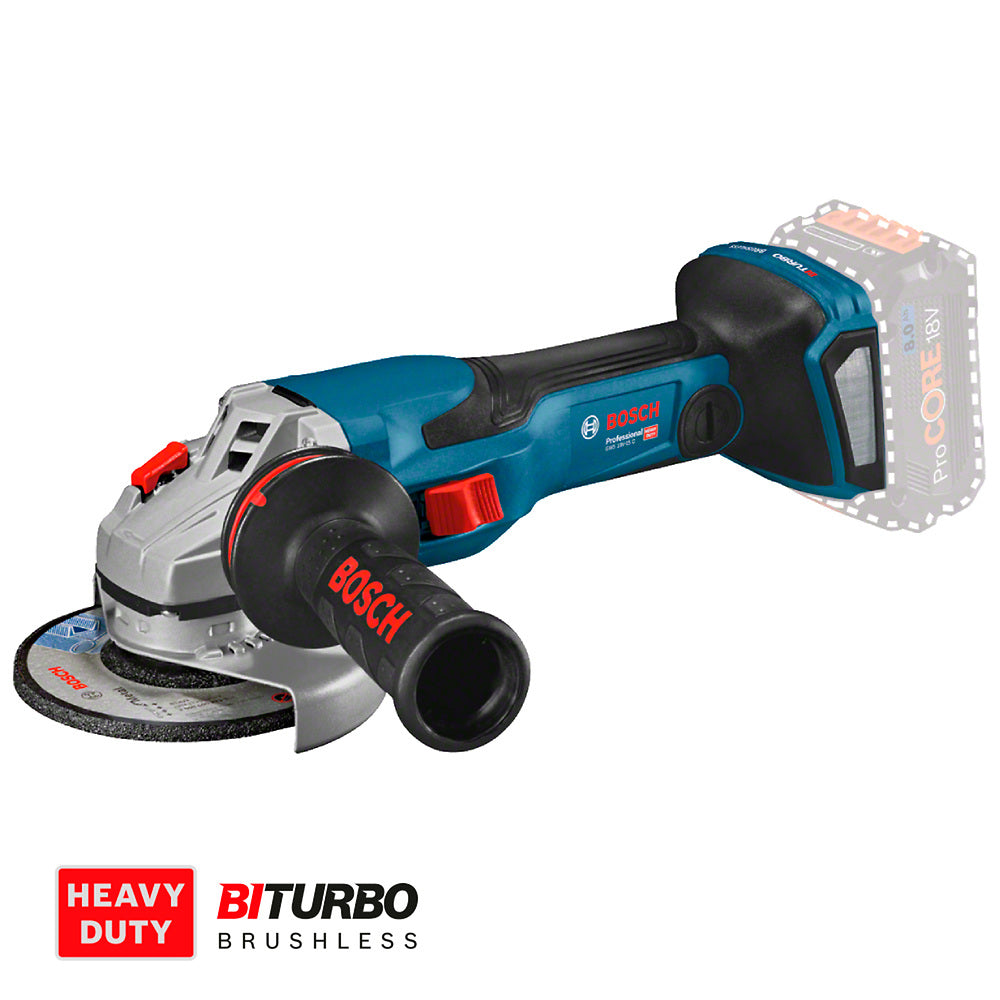 Amoladora angular inalámbrica 5" Bosch GWS 18V-15 C 18V SB