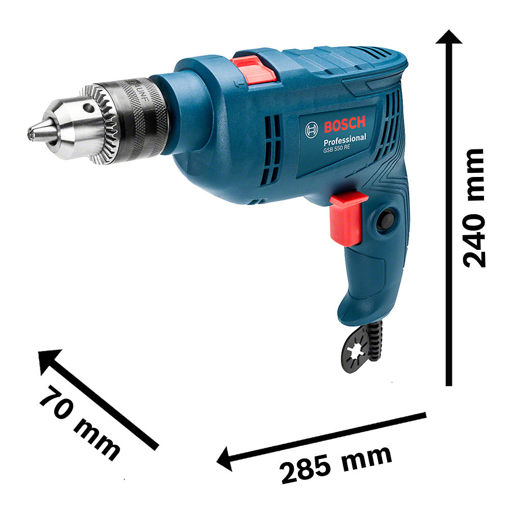 Taladro percutor Bosch GSB 550 RE 550W 220V