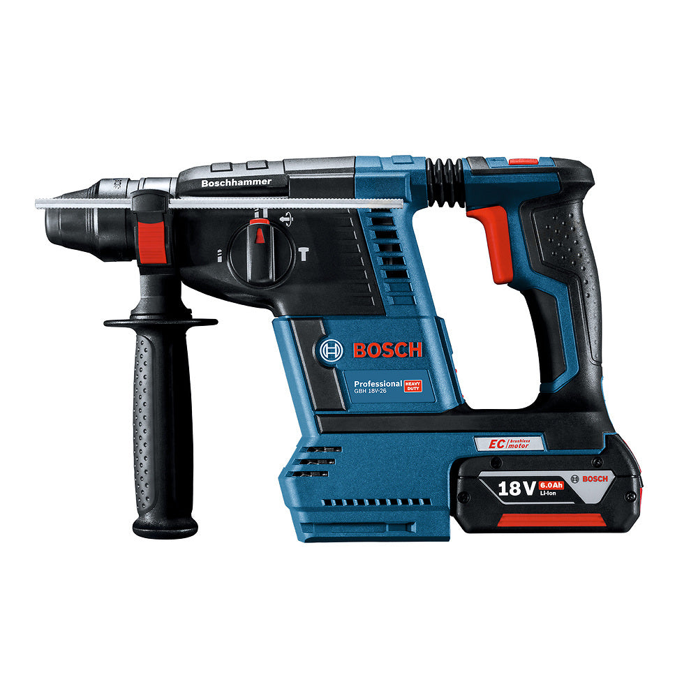 Martillo perforador Bosch GBH 18V-26 Brushless 2 bat+maletín
