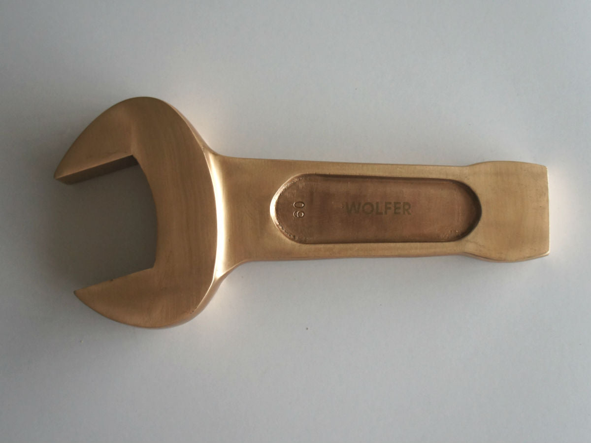 Llave de Golpe Boca Fija Antichispa 275 mm 55 mm Cu - Be Wolfer EX118-55