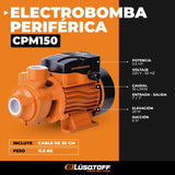 Bomba Periférica 1/2 HP Luqstoff CPM150 caracteristicas
