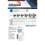 Bomba para agua caliente Recirculadora Sanitaria Rowa 12/1 S-Especificaciones
