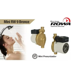 Bomba de Agua Presurizadora Bronce Rowa Mini Rw9-Posterior y lateral