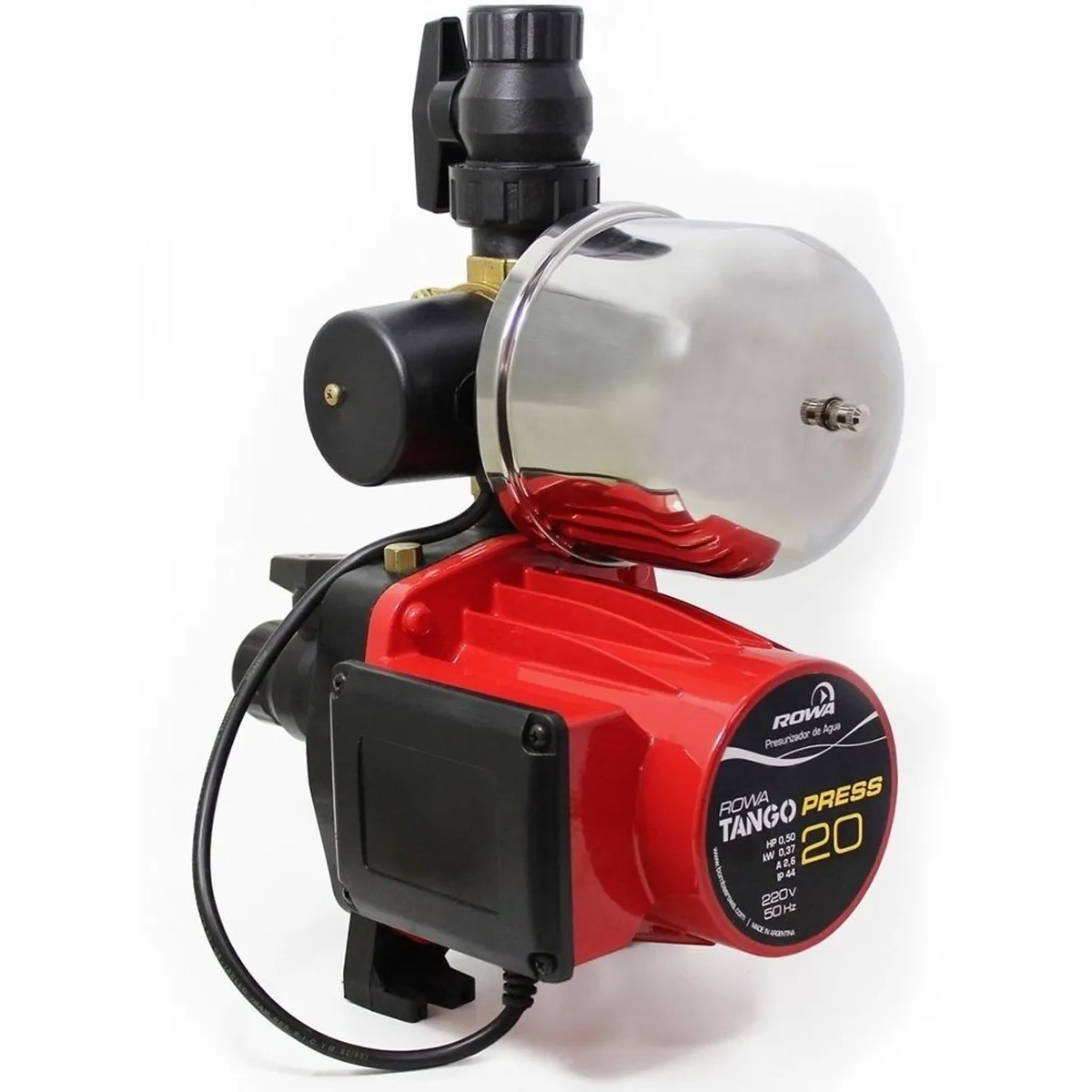 Bomba de Agua Presurizadora Rowa Tango Press 20-Perfil frente