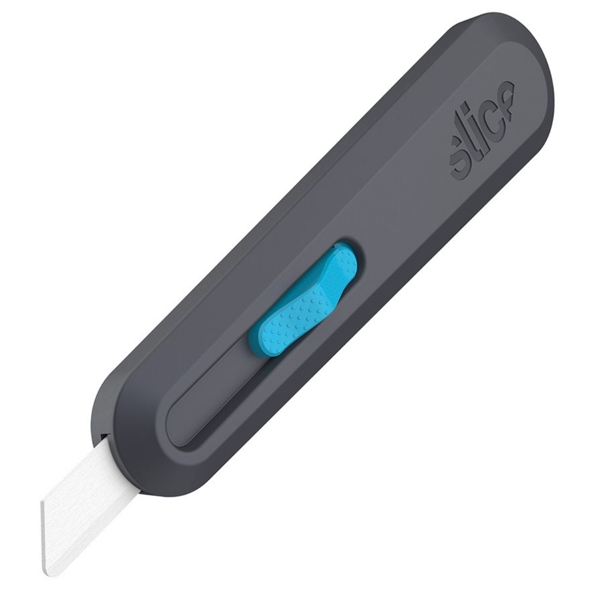 Cutter de Seguridad Auto-Retráctil Inteligente con Hoja de Cerámica Slice 10558 en diagonal