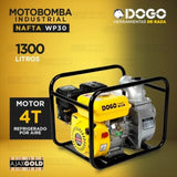 Motobomba Industrial Nafta 6,5 Hp Dogo Agua 1000 L/min características del motor de la motobomba