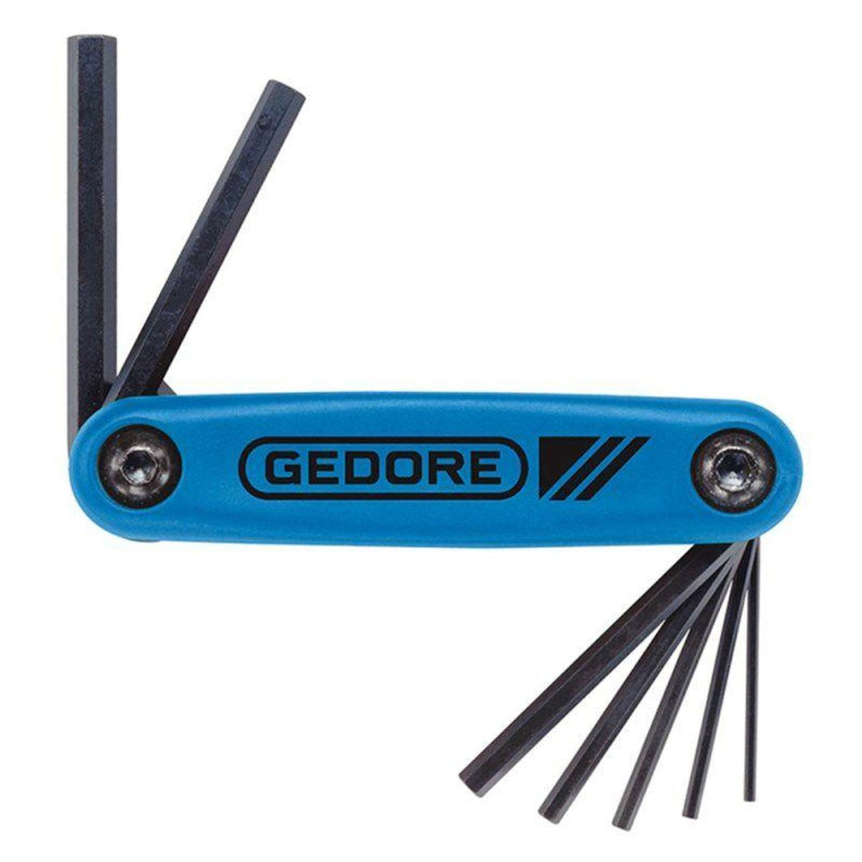 Llaves Allen Tipo Navaja Suiza 2 - 8 mm 7 Piezas Gedore 012-520