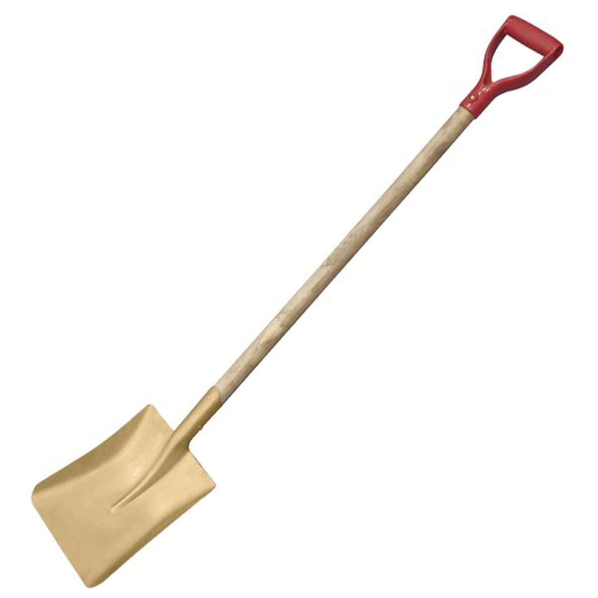 Pala Antichispa Cuadrada 225 x 280 con Mango de Madera Wolfer PERFIL