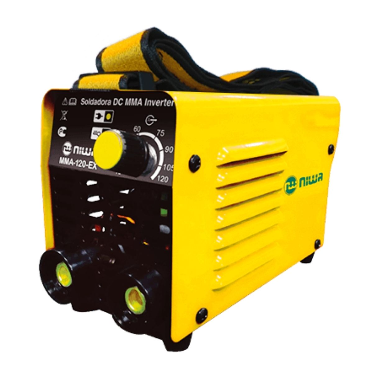 Soldadora Inverter Monofásica 200 Amp 1,6 a 5 mm Niwa MMA-200 frontal