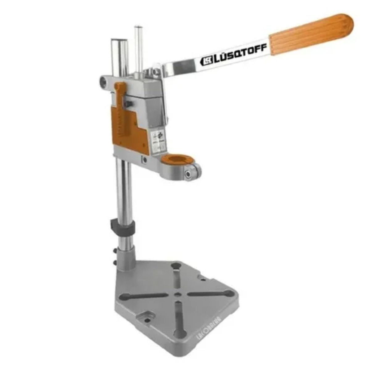Soporte Taladro Banco Regulable Universal Lusqtoff STL60-8 inclinado