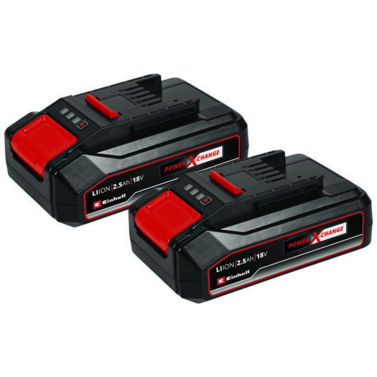 Twin Pack 2 x 2,5 Ah Einhell-4511489 juntas