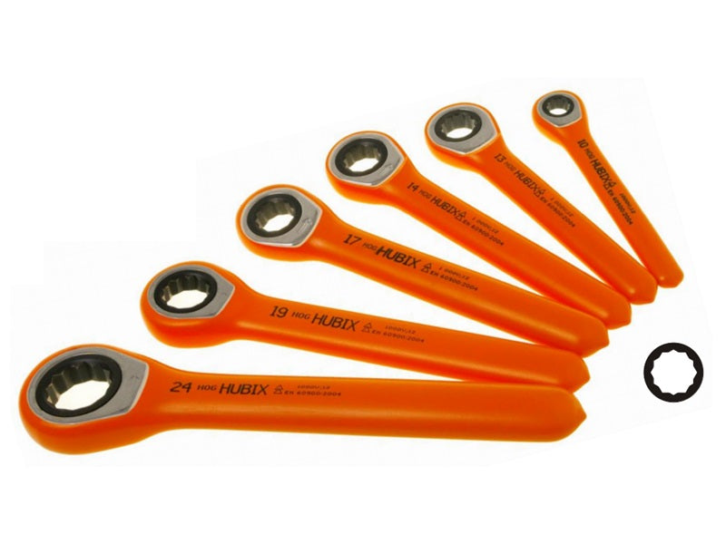 Llave de Carraca Aislada de 14 mm Hubix HOG-14