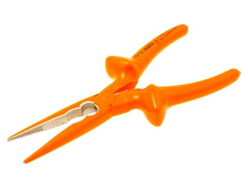 Pinza Alicate Tipo Telefónico Recto 200 mm con Cabezal Aislado 1000 V Hubix HS-11