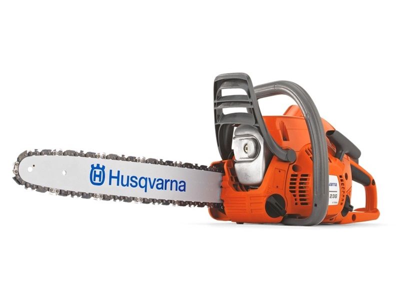 Motosierra 38,2 cc 1,9 HP Espada 16 Husqvarna 236e frontal