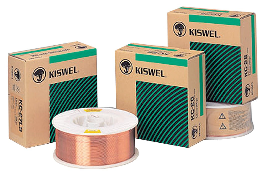 Alambre Contínuo MIG Kiswel para Aceros al Carbono 0,8 mm x 15 Kg ER7056