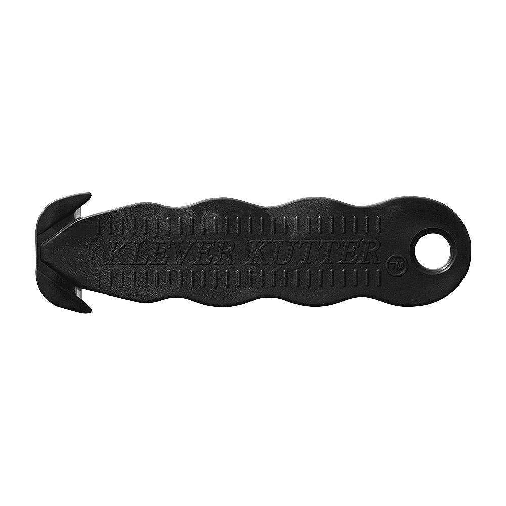 Cutter de Seguridad Doble Hoja Negro Klever JCK-1BL