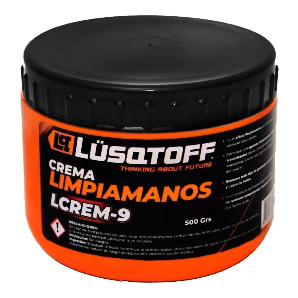 crema pasta limpia manos 500gr lusqtoff lcrem-9 frente