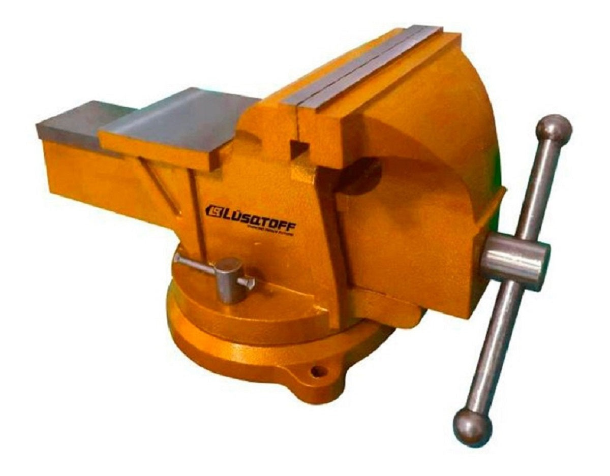 Morsa de Banco con Base Giratoria N°6 Lusqtoff LMO6