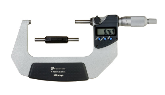 Micrómetro Externo Digital 75-100 mm Coolant Proof. Mitutoyo 293-243-30